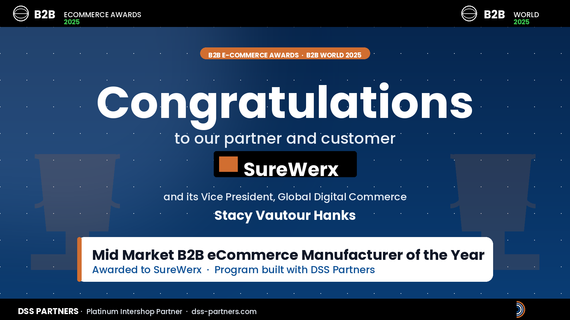 DSS Partners · SureWerx · B2B E-Commerce Awards 2025